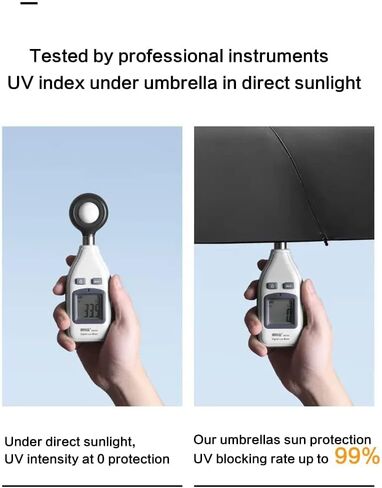 Compact Umbrella, Mini Umbrella, small umbrella for travel mini - UPF 50+ UV Protection & Waterproof, Windproof 6 Ribs Fiberglass, Pocket-Sized 6.3in Folded, Lightweight 7.05oz for Backpack Travel, travel essentials with Black Cooling Tech in Saudi Arabia