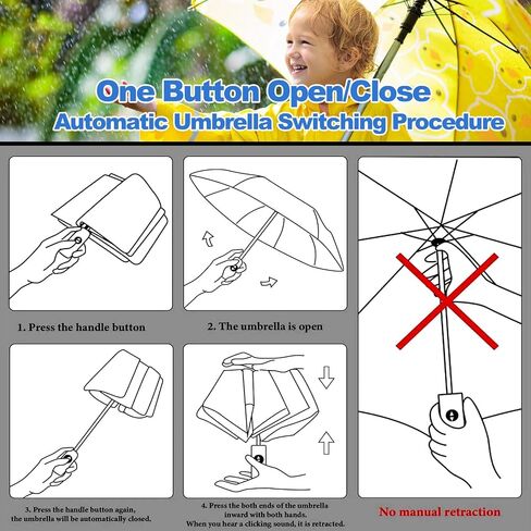 Small Travel Folding Umbrella for Girl, Portable, UV, SunShade, Compact, Automatic, Rain & Wind in Saudi Arabia