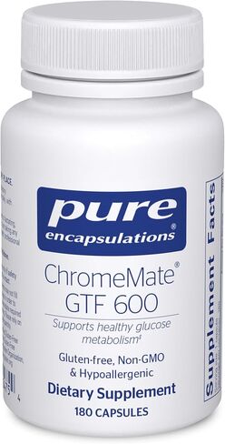 Pure Encapsulations ChromeMate GTF 600 | Supplement for Metabolism and Lean Muscle* | 180 Capsules in Saudi Arabia