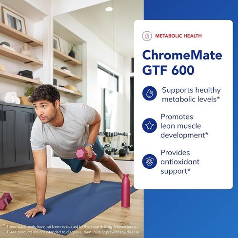 Pure Encapsulations ChromeMate GTF 600 | Supplement for Metabolism and Lean Muscle* | 180 Capsules in Saudi Arabia