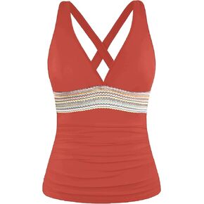 قمم Tankini للنساء- السيطرة على السباحة أعلى فقط لا يوجد أسفل 2025 (ليست مناسبة للتشهيات الكبيرة) in Kuwait