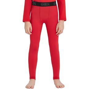 QBK Toddler Boys 2T to Youth Compression Pants Base Layer Leggings Tights for Basketball Soccer Football Baseball in Kuwait