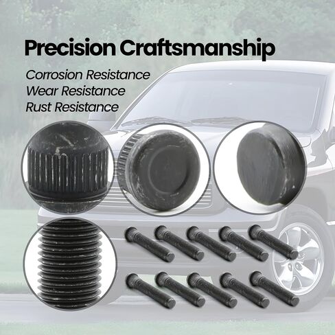 ASTROSYNC Rear Wheel Lug Stud Fit for Dodge Ram 4500 5500 2013-2022 Replace 6509420AA, 10PCS in Saudi Arabia