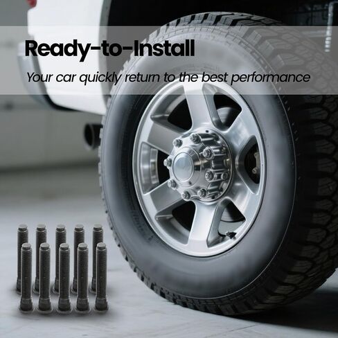 ASTROSYNC Rear Wheel Lug Stud Fit for Dodge Ram 4500 5500 2013-2022 Replace 6509420AA, 10PCS in Saudi Arabia