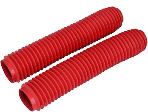 Universal Motorcycle Front Rubber Fork Boots Gaiters Sleeve Compatible with CR CRF XR 150 230F 250 250F 250R 300 450 450F 450R CRF250F(Red) in Saudi Arabia