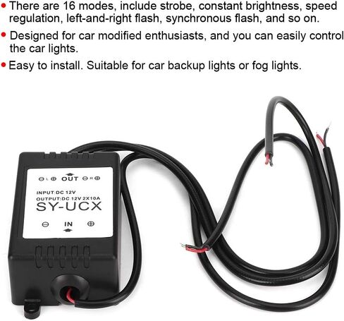 وحدة التحكم في Pilipane LED Strobe للدراجة النارية للسيارة ، 16 وضعًا عن بعد التحكم عن بُعد in Saudi Arabia