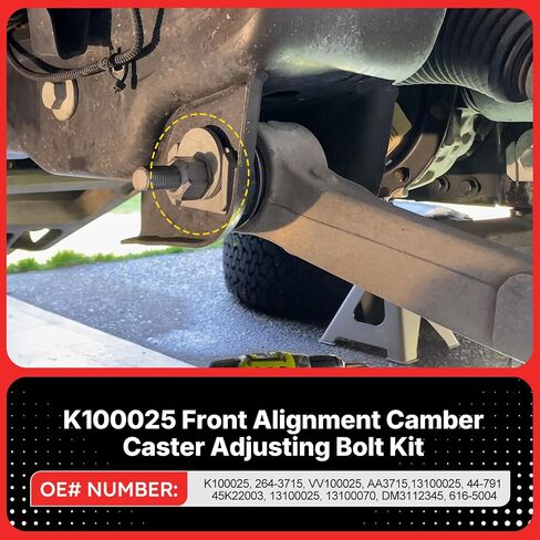 K100025 Front Alignment Camber Caster Adjusting Bolt Kit Fits for Expedition 2007-2023, Ford F150 2004-2023 OE# K100025 （Set of 2） (K100025) (K100025-Fit4drive) in Saudi Arabia