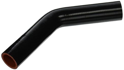 HPS HTSEC45-125-BLK السيليكون عالية درجة الحرارة 45 درجة 45 درجة خرطوم المرفق المرفق ، 75 رطل/بوصة مربعة الحد الأقصى للضغط ، 4 "طول الساق على كل جانب ، 1-1/4" معرف ، أسود in Kuwait