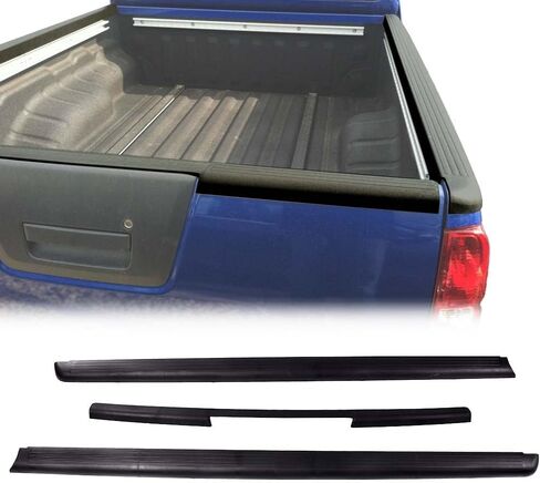 غطاء غطاء الباب الخلفي متوافق مع Nissan Frontier King 2005-2014 ، حماة سكة حديد سرير الكابينة (نماذج كينج كاب فقط) ، 3 عبوات in Kuwait