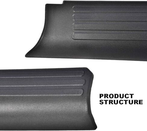غطاء غطاء الباب الخلفي متوافق مع Nissan Frontier King 2005-2014 ، حماة سكة حديد سرير الكابينة (نماذج كينج كاب فقط) ، 3 عبوات in Kuwait