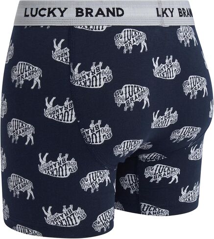 سراويل داخلية للرجال من Lucky Brand - 3 قطع من الملاكمين الرياضيين المضغوطين للرجال مقاس S-XXL in Kuwait