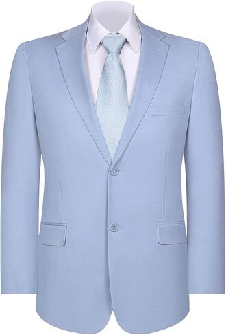 AMY ZHU Men's Sport Coat Modern Fit 2 Button Lightweight Stretch Breathable Blazer Jacket for Casual Daily Travel Wear in Kuwait