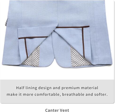 AMY ZHU Men's Sport Coat Modern Fit 2 Button Lightweight Stretch Breathable Blazer Jacket for Casual Daily Travel Wear in Kuwait