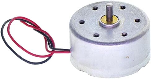 R300C DC MINI MOTOR ، نظام محرك حزام عالي السرعة ، الفضة ، البناء المعدني ، الحجم المدمج ، تصميم تدفق الهواء العنيف للأجهزة المنزلية الصغيرة ، مشاريع DIY in Saudi Arabia