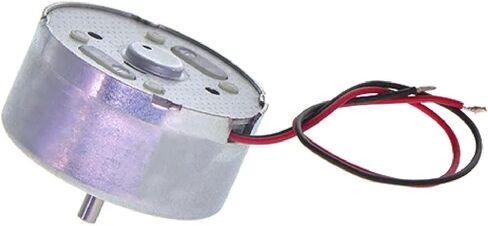 R300C DC MINI MOTOR ، نظام محرك حزام عالي السرعة ، الفضة ، البناء المعدني ، الحجم المدمج ، تصميم تدفق الهواء العنيف للأجهزة المنزلية الصغيرة ، مشاريع DIY in Saudi Arabia
