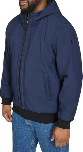 DOCKERS Mens Softshell Sherpa Lined Bomber Jacket (Standard and Big & Tall) in Saudi Arabia
