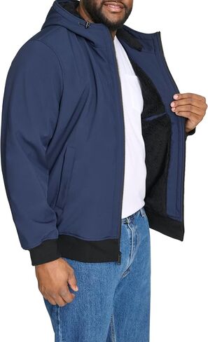 DOCKERS Mens Softshell Sherpa Lined Bomber Jacket (Standard and Big & Tall) in Saudi Arabia