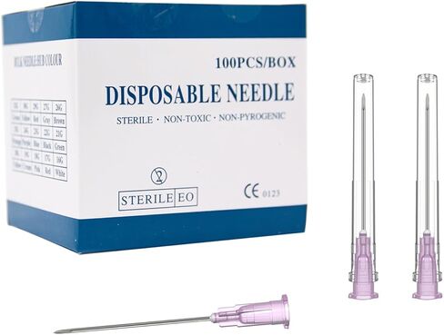 23Ga 1 بوصة لملحقات أدوات المختبر، معبأة بشكل فردي، عبوة من 100 قطعة in Kuwait
