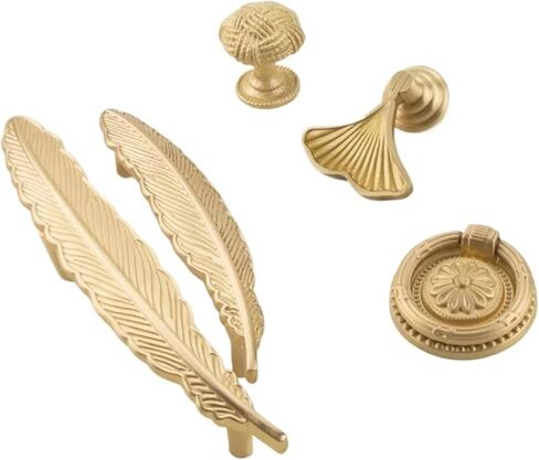 خزانة النحاس الصلبة سحب مقبض Drawer Door Jold 1PCS (14-L-40mm) in Saudi Arabia