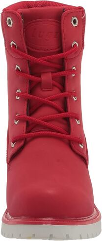 Lugz Womens Clove Lace Up Casual Boots Ankle High Heel 3" & Up - Grey in Kuwait