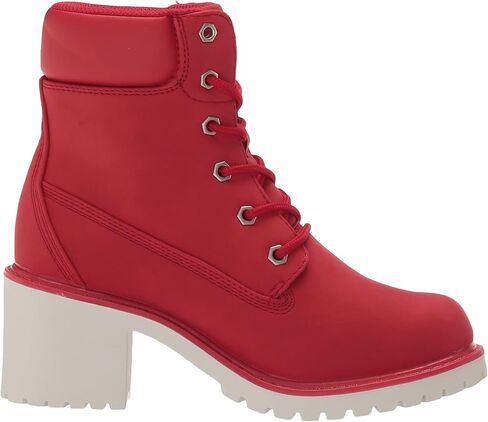 Lugz Womens Clove Lace Up Casual Boots Ankle High Heel 3" & Up - Grey in Kuwait