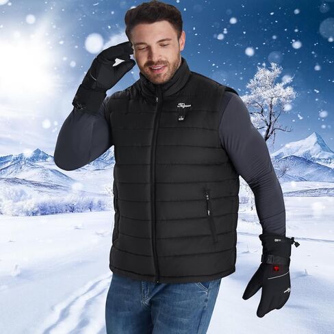 شملت السترة الساخنة Telguua للرجال الذين لديهم حزمة بطارية السترات الدافئة للرجال الساخنة سترة التدفئة الكهربائية القابلة لإعادة الشحن in Kuwait