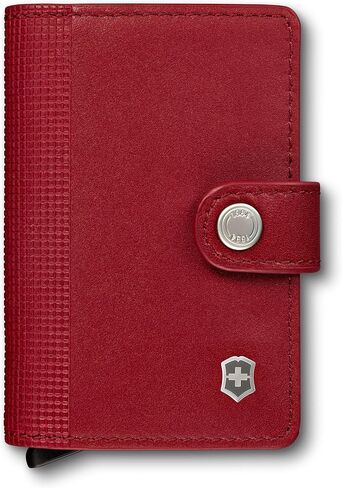 Victorinox Altius Secrid Leather Card Wallet - Victorinox Red in Saudi Arabia
