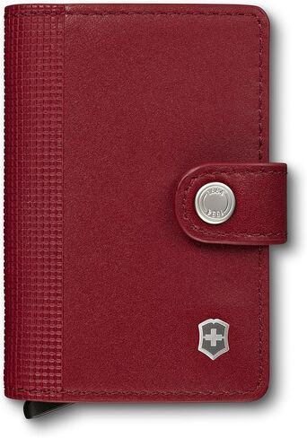Victorinox Altius Secrid Leather Card Wallet - Victorinox Red in Saudi Arabia