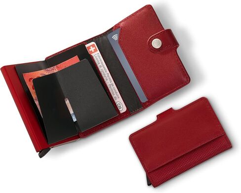 Victorinox Altius Secrid Leather Card Wallet - Victorinox Red in Saudi Arabia