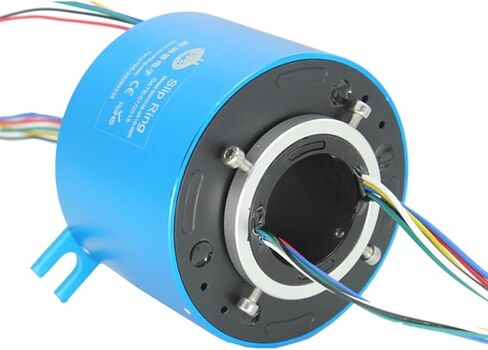 Electrical rotary connector 1.5'' bore size(38.1mm) with 6 circuits 10A,6 circuits signal of through hole slip ring in Saudi Arabia