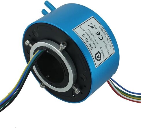Rotating electrical contact bore size 38.1mm (1.5'') of through hole slip ring 2 circuits 10A +4 signal circuits in Saudi Arabia