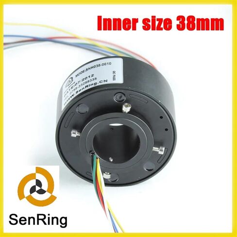 Rotating electrical contact bore size 38.1mm (1.5'') of through hole slip ring 2 circuits 10A +4 signal circuits in Saudi Arabia