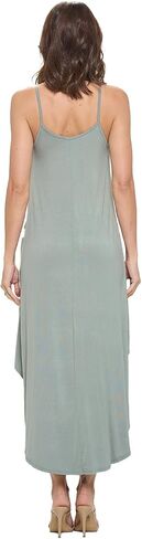 Stylish FABRIC Women's Rayon Modal Sexy Casual Sleeveless Stylish Maxi W/Pockets, Long Lingerie, Nightgowns, Summer Dresses in Saudi Arabia