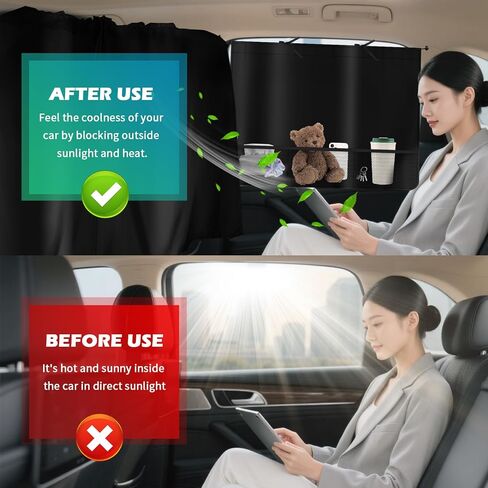 3 مساءً أدوات ظلال نافذة كبيرة من النوافذ ، وأغطية نافذة السيارة المطلية بالفينيل الكثيفة للخصوصية والحفاظ على درجة الحرارة الداخلية التلقائية الرائعة ، والسيارات العالمية للسيارات للنوافذ (كبيرة جدًا) in Kuwait