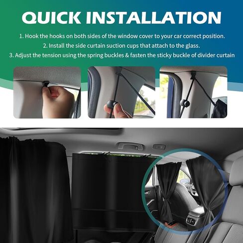 3 مساءً أدوات ظلال نافذة كبيرة من النوافذ ، وأغطية نافذة السيارة المطلية بالفينيل الكثيفة للخصوصية والحفاظ على درجة الحرارة الداخلية التلقائية الرائعة ، والسيارات العالمية للسيارات للنوافذ (كبيرة جدًا) in Kuwait