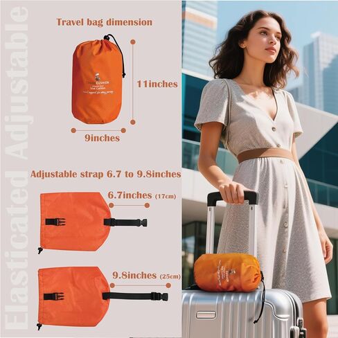 Inflatable Travel Seat Cushion with Built-in Pump for Airplane,Car,Train,Truck,Office,Home-Tailbone & Lower Back Relief,Adjustable Firmness,with a Carry Bag for Flying-18x16x2.1 inches in Saudi Arabia