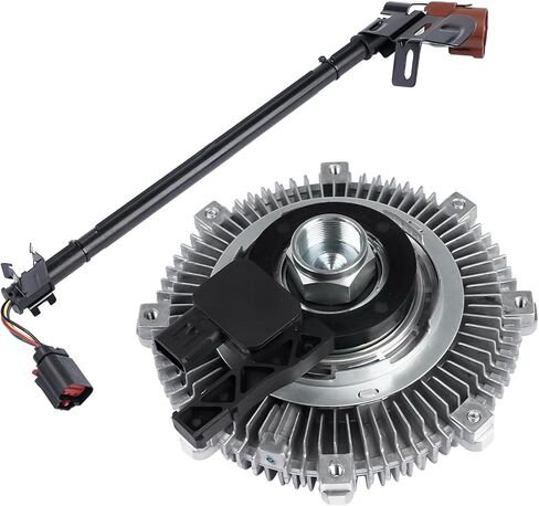 7L2Z8A616A استبدال القابض مع مروحة تبريد المبرد الإلكترونية لـ Ford Explorer 2006-2010 ، Explorer Sport Trac 2007-2010 & Mercury Mountaineer 2006-2010 4.0L 4.6L ، 3263 YB-3076 46055 in Kuwait