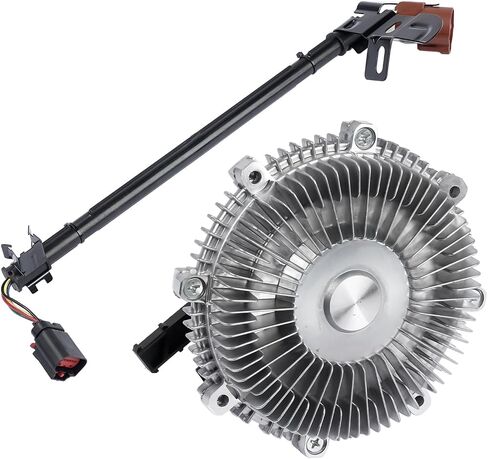 7L2Z8A616A استبدال القابض مع مروحة تبريد المبرد الإلكترونية لـ Ford Explorer 2006-2010 ، Explorer Sport Trac 2007-2010 & Mercury Mountaineer 2006-2010 4.0L 4.6L ، 3263 YB-3076 46055 in Kuwait