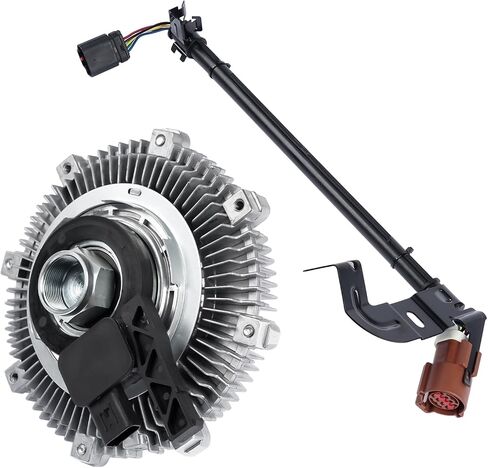 7L2Z8A616A استبدال القابض مع مروحة تبريد المبرد الإلكترونية لـ Ford Explorer 2006-2010 ، Explorer Sport Trac 2007-2010 & Mercury Mountaineer 2006-2010 4.0L 4.6L ، 3263 YB-3076 46055 in Kuwait
