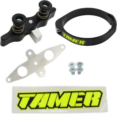 HH-3511 Double Button Motocross Holeshot Device – Black Launch Control System with WDS 2.0 Ring – CNC Aluminum, Spring Loaded, Anti-Scratch Plunger – Dirtbike Start Device – Made in USA in Saudi Arabia