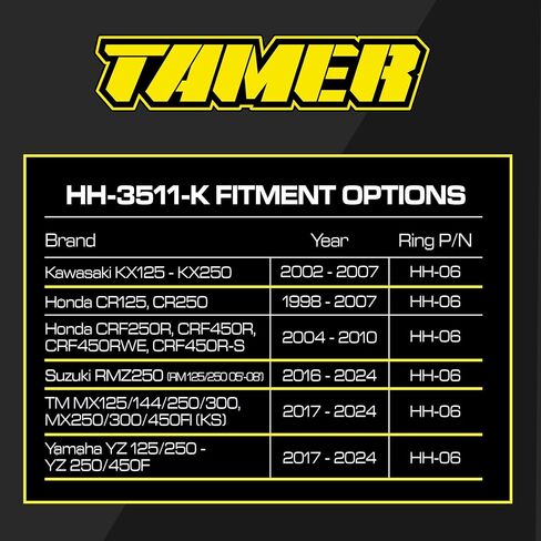 HH-3511 Double Button Motocross Holeshot Device – Black Launch Control System with WDS 2.0 Ring – CNC Aluminum, Spring Loaded, Anti-Scratch Plunger – Dirtbike Start Device – Made in USA in Saudi Arabia