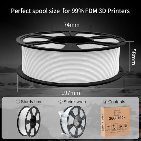 Geeetech Silk PLA Filament 1.75mm Silk Dual Color Filament,Coextrusion Dichromatic Metal-Like Shiny Consumable 1kg (2.2lbs) 1 Spool,Dimensional Accuracy +/- 0.03 mm,Gold Red in Saudi Arabia