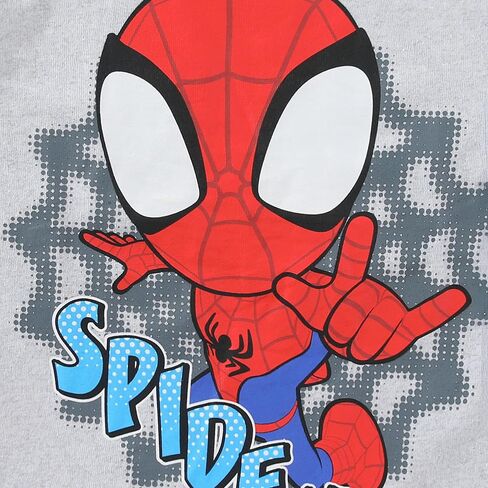 Marvel Spidey وأصدقائه المدهشون الأولاد قميص طويل الأكمام 3 حزمة لطفل صغير وأطفال الكبار in Saudi Arabia