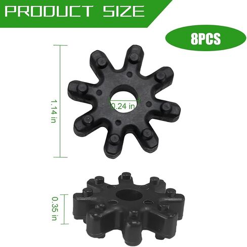 8pcs مقرنة توجيه السيارات المرنة ، OEM#56315-2K000FFF Power MDPS التوجيه بديل لمحرك العمود ، أداة إصلاح السيارات ، متوافقة مع Forte Cadenza Optima in Saudi Arabia
