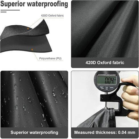 Heavy Duty Truck Cover fit for Toyota Tundra - Reinforced PU Coating,Waterproof 420D Oxford Fabric,All-Weather Protection Car Cover, Breathable Design in Saudi Arabia
