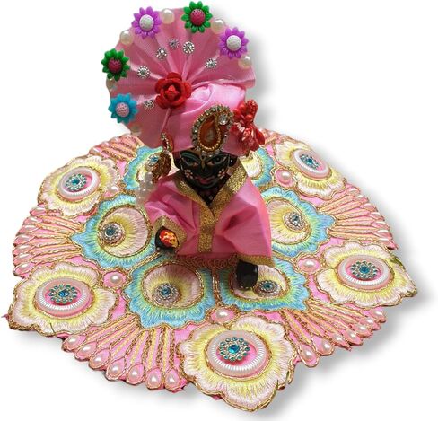 Trending Dress (POSHAK) with Cap for Kanhan Ji, Laddu Gopal- Exclusive at PrezzieBush, The in a Pack of 1. in Saudi Arabia