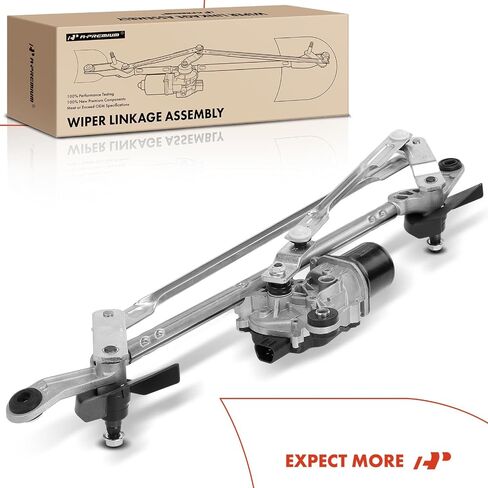 A-Premium Front Windshield Wiper Motor and Linkage Assembly Compatible with Nissan Pathfinder 2013-2020 & Infiniti QX60 2014-2020, JX35 2013 in Saudi Arabia