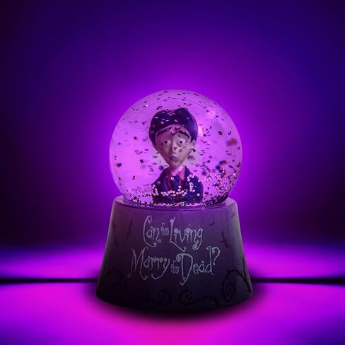 Tim Burton's Corpse Bride Victor Can The Living Marry The Dead? Light-Up Mini Snow Globe for Adults | 3 Inches Tall in Saudi Arabia