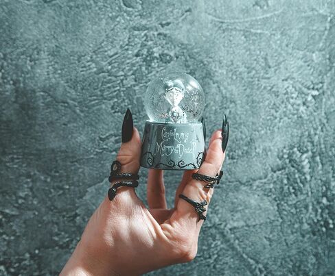 Tim Burton's Corpse Bride Victor Can The Living Marry The Dead? Light-Up Mini Snow Globe for Adults | 3 Inches Tall in Saudi Arabia
