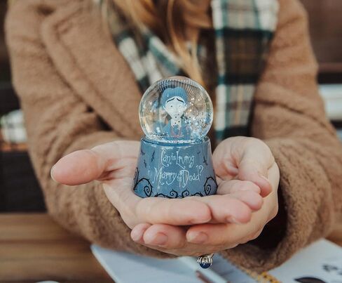 Tim Burton's Corpse Bride Victor Can The Living Marry The Dead? Light-Up Mini Snow Globe for Adults | 3 Inches Tall in Saudi Arabia